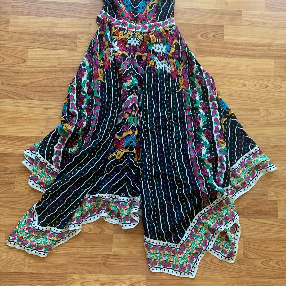 Saloni Zuri Printed Silk Crepe de Chine Midi Dress - Picture 11 of 16